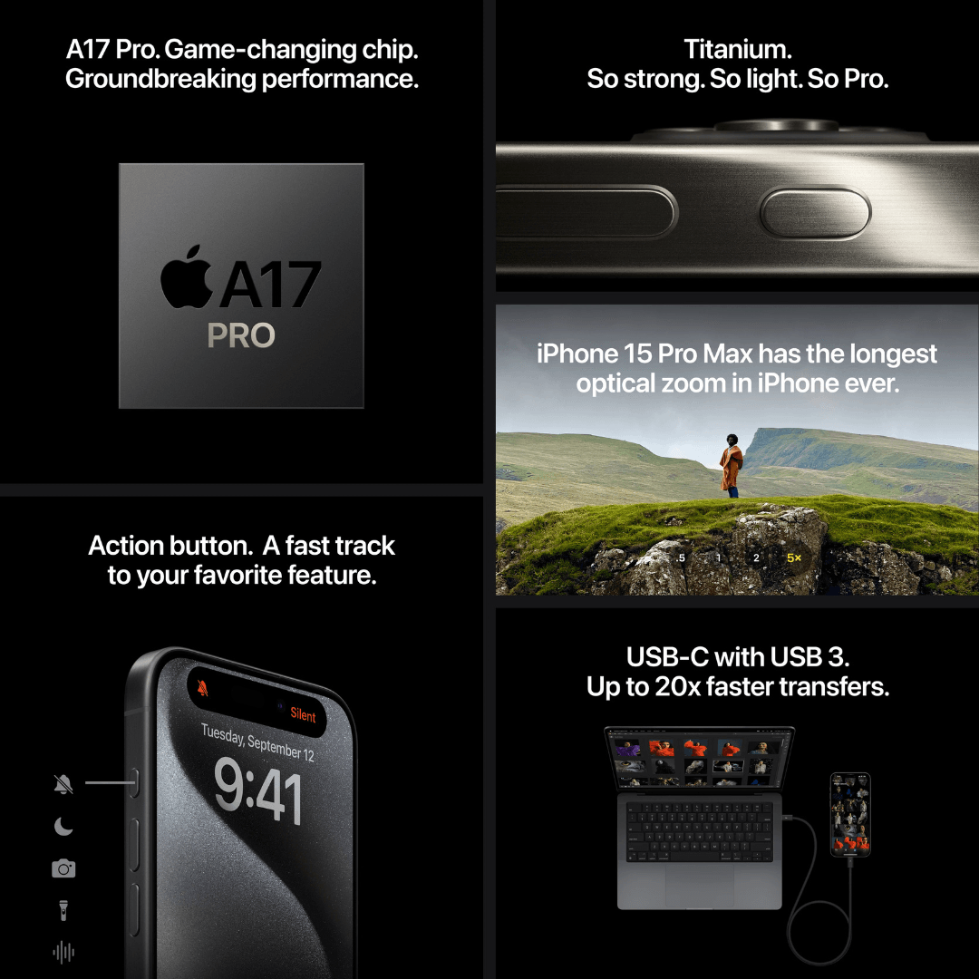 Buy iPhone 15 Pro (Refurbished) at Best Price - ControlZ